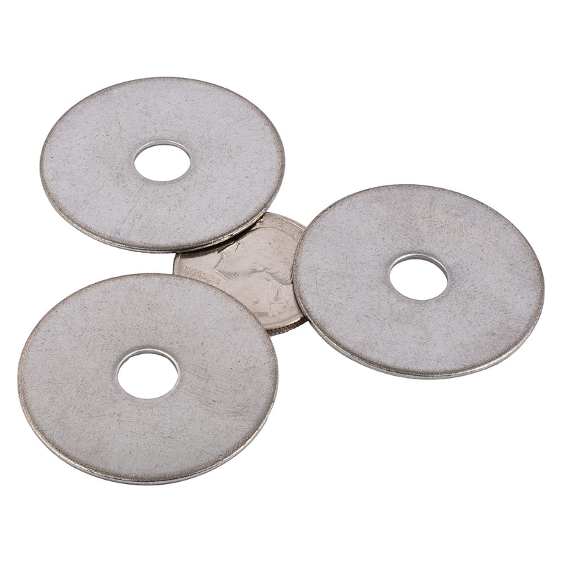 [Australia - AusPower] - 5/16" Stainless Fender Washer (25 pack), 1-1/4" Outside Diameter, 18-8 (304) Stainless Steel by Makers Bolt 5/16" x 1-1/4" (25 pack) 