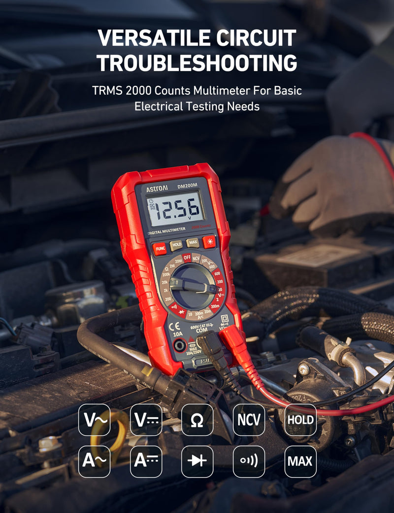 [Australia - AusPower] - AstroAI DM6000AR Multimeter & DM200M Multimeter 