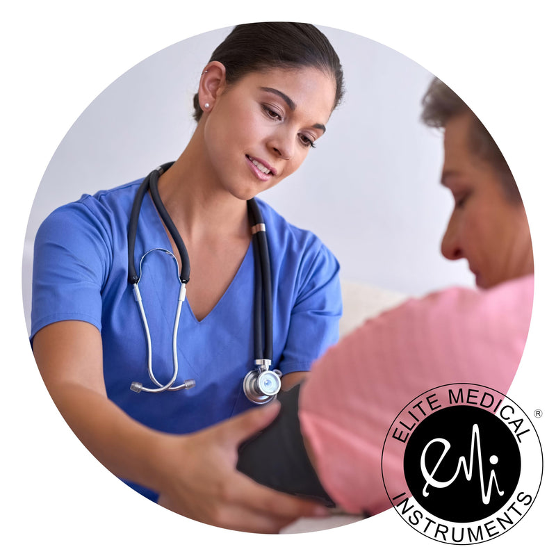 [Australia - AusPower] - EMI Purple Sprague Rappaport Dual Head Stethoscope for Nurses and Medical Professionals 