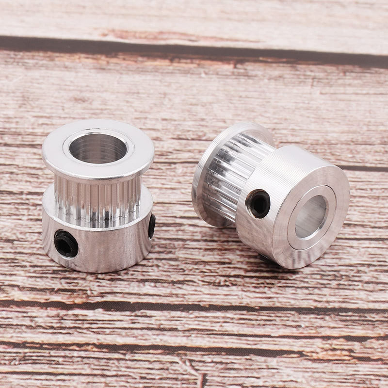 [Australia - AusPower] - 5 Pack GT2 Pulley 16 Teeth 5mm Bore 16T Timing Belt Pulley Wheel Aluminum for 3D Printer 6mm Belt 16T Bore 5mm 