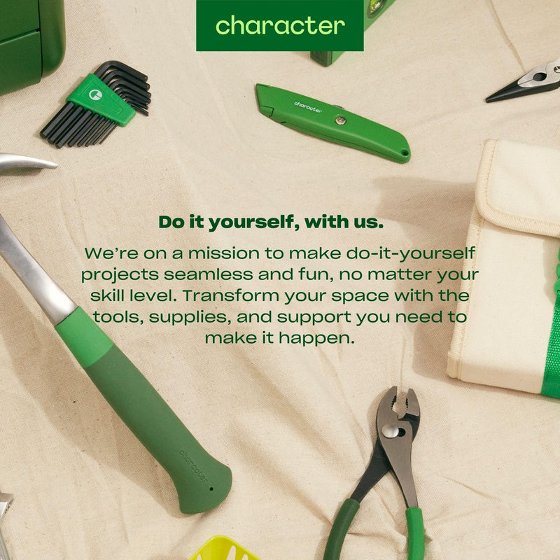 [Australia - AusPower] - Character The Essential Hardware Set, Assorted Nails, Screws, Drywall Anchors, and Picture Hanging Hooks with Storage Box, 115 pieces 
