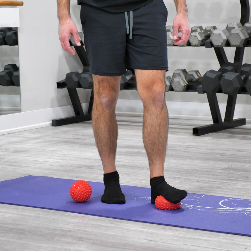 [Australia - AusPower] - OPTP Franklin Method Easy Grip Ball Set (Pair) - Soft, Bumpy Inflatable Massage Balls for Myofascial Release, Sensory Stimulation and Franklin Method Relaxation Exercises 