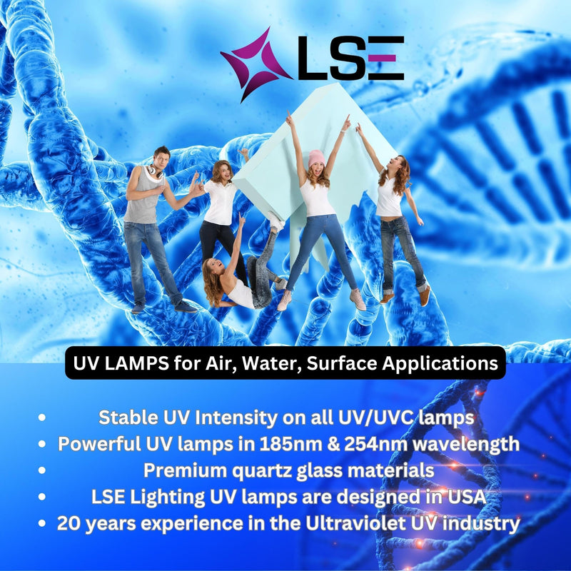 [Australia - AusPower] - LSE Lighting PUV-14 UV Lamp – 45W High Output 254nm UV-C Bulb – Replacement for PUV14, VH410, SP410-HO, SPV-410, S410RL-HO Systems – 4-Pin Water Lamp – Designed in USA 
