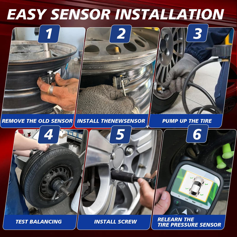 [Australia - AusPower] - Pre-Programmed Tire Pressure Monitoring Sensor 433MHz TPMS Sensor Compatible with Chevy 2016-2022 Traverse Malibu 2017 2018 Impala 2019 2020 2021 2022 Silverado 1500 2500hd 4PCS 13598773 