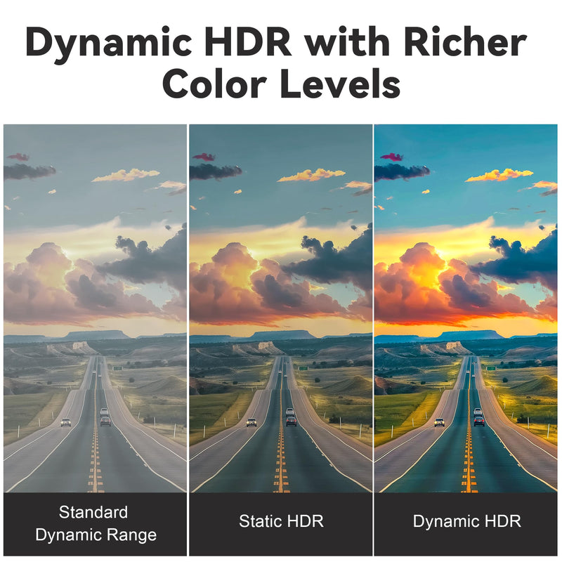 8K Fiber Optic HDMI 2.1 Cable 30ft/9m, Long Active HDMI Cable, High Speed Fiber HDMI Cord, 48Gbps, 8K@60Hz 4K@120Hz, Dynamic HDR, eARC, HDCP 2.2&2.3, 3D, for HDTV Monitor Game Laptop Home Theatre