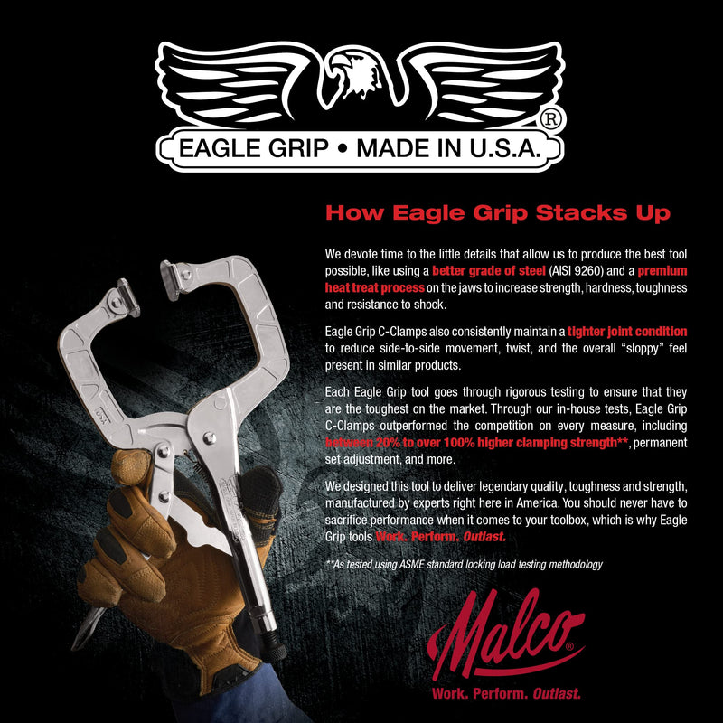 Eagle Grip LP11C Locking C-Clamp, Multi