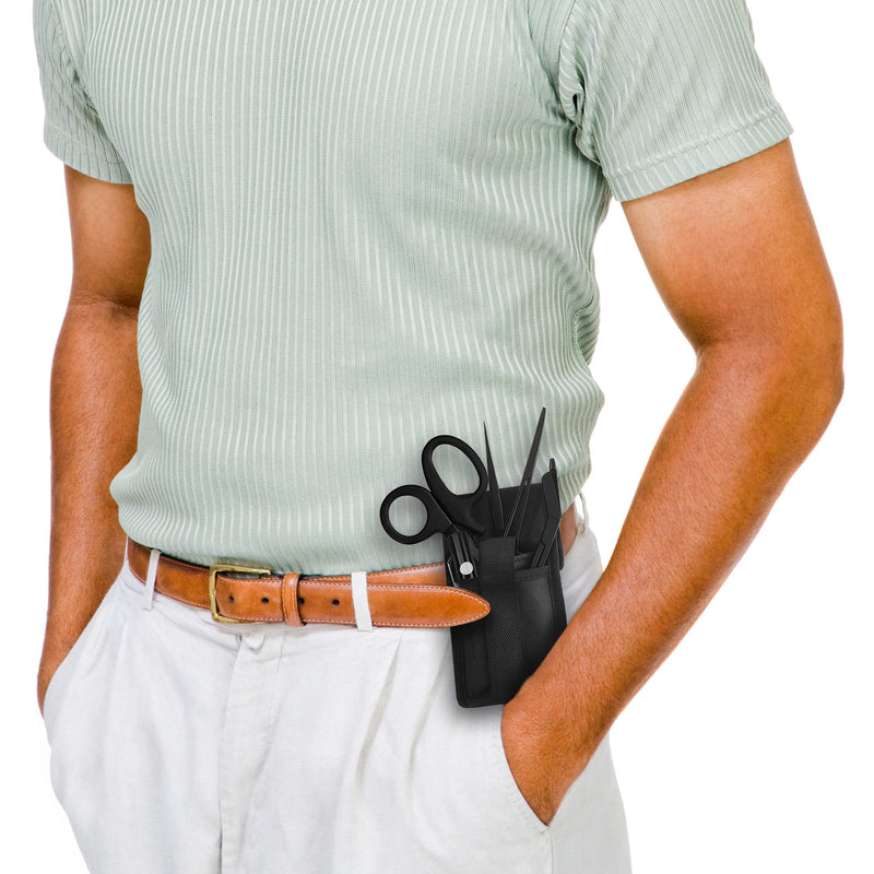 [Australia - AusPower] - Quick Response EMT Tactical Medical Tool Kit - Adjustable Belt Pouch, EMT Shears, Bandage Scissor, Forceps, Hemostat, and Pupil Light 