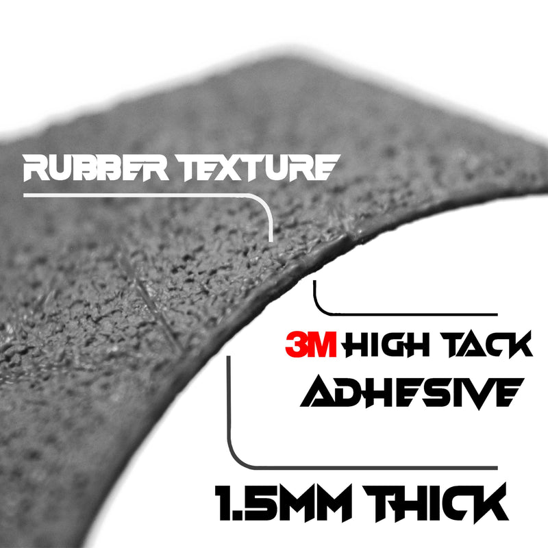 Honda CR125 CR250 Rubberized Frame Grip Tape/Guard │ (Fits: 2002-2007) (2 Pairs - Gray) 2 Pairs - Gray