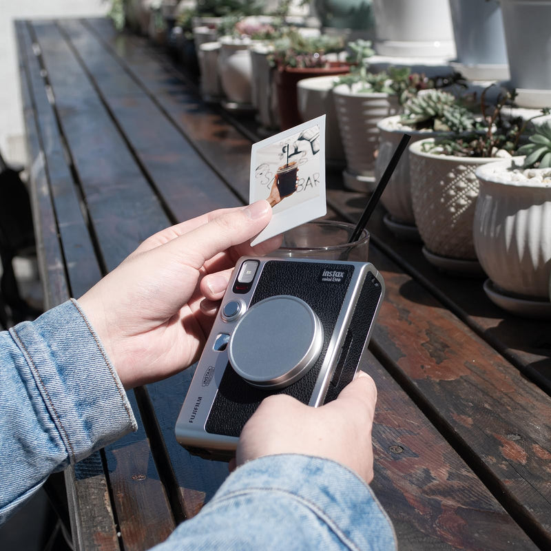 [Australia - AusPower] - Rieibi Lens Cap for Fujifilm Instax Mini Evo, Fuji Mini Accessories for Fuji Instax Mini Evo Lens Cover, Anti-Scratches Aluminum Mini Evo Lens Cap with Flocking Internal 