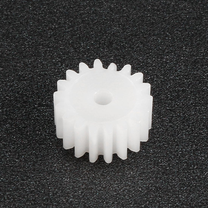 [Australia - AusPower] - uxcell 20pcs Plastic Gears 18 Teeth Model 182A Reduction Gear Plastic Worm Gears for RC Car Robot Motor 