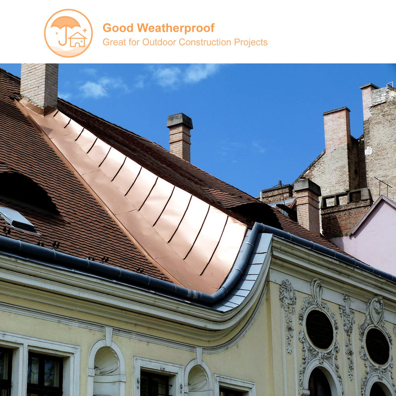 uxcell Copper Sheet Roll 3500mm x 50mm x 0.6mm, 99.9% Pure Copper Strip Copper Flashing Metal Foil Plate for Electricity DIY Projects (Multiple Sizes)