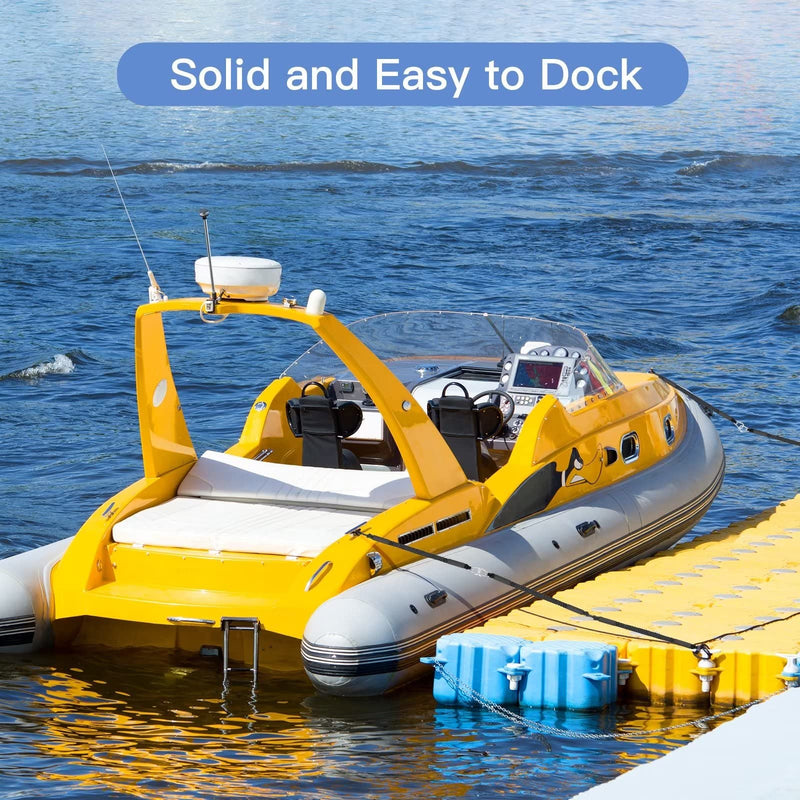 Bungee Dock Lines for Boats, Boat Dock Line Mooring Rope with Clip Boat Accessories for Jet Ski,PWC,Kayak,Watercraft,Power Boat,Dinghy 4-5.5ft(Black,2PCS) 2 Pack Black