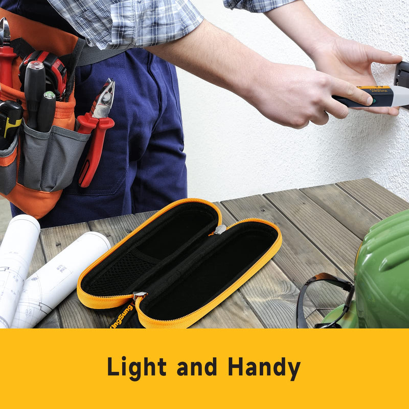 [Australia - AusPower] - OLAIKE Hard Case for Fluke 1AC/1LAC/2AC/LVD2/FLK2AC & Klein Tools NCVT-2 VoltAlert Non-Contact Voltage Tester, Sturdy Carrying Storage Bag, 1Pack Black 