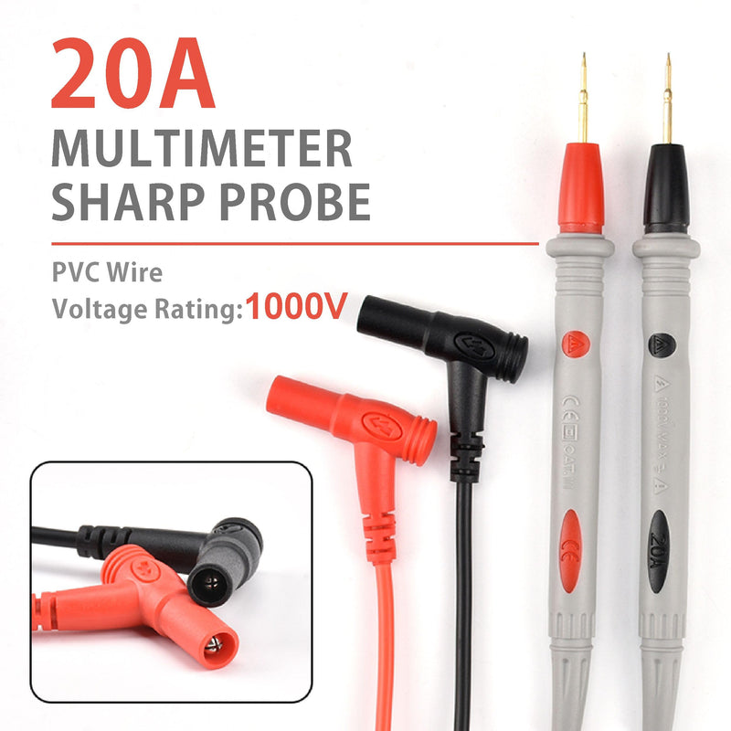 [Australia - AusPower] - 1000V 20A Multimeter Leads, Multimeter Probes, Voltmeter Leads, Test Lead Kits 