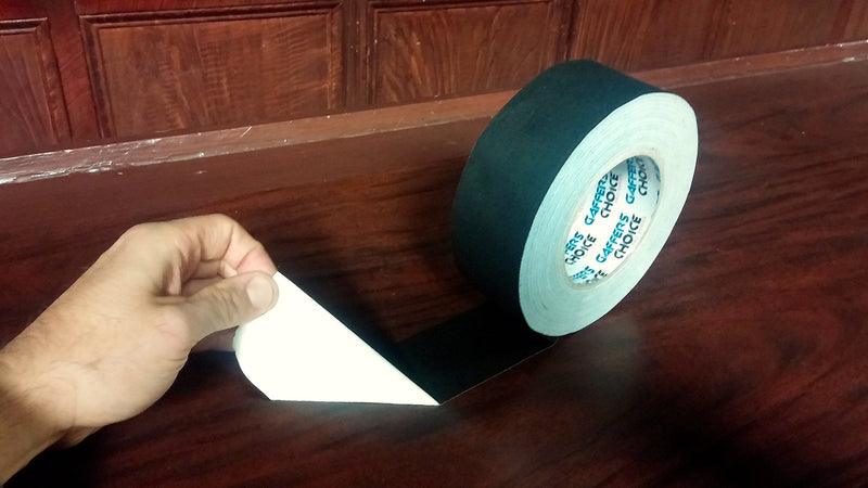 Gaffer's Choice Gaffer Tape - Gaffers Tape Professionals Use (2 inch x 60 Yard, Black) 2 inch x 60 yard