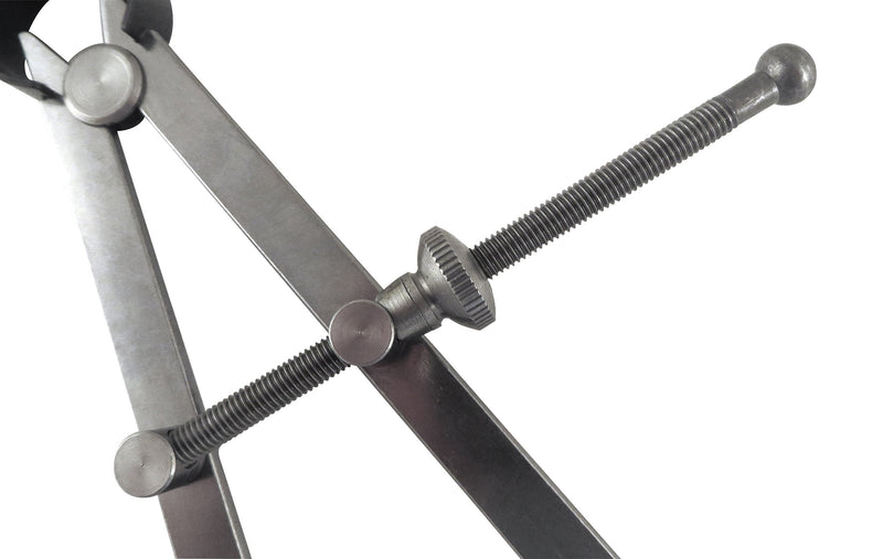 [Australia - AusPower] - Taytools 468082 3 Piece Set Toolmaker's “Yankee” Spring Dividers, Inside ID & Outside OD Calipers, Solid Nut, 0-10.5 Inch / 257 mm Range, Fine Adjustment Mechanism, Flat Leg 