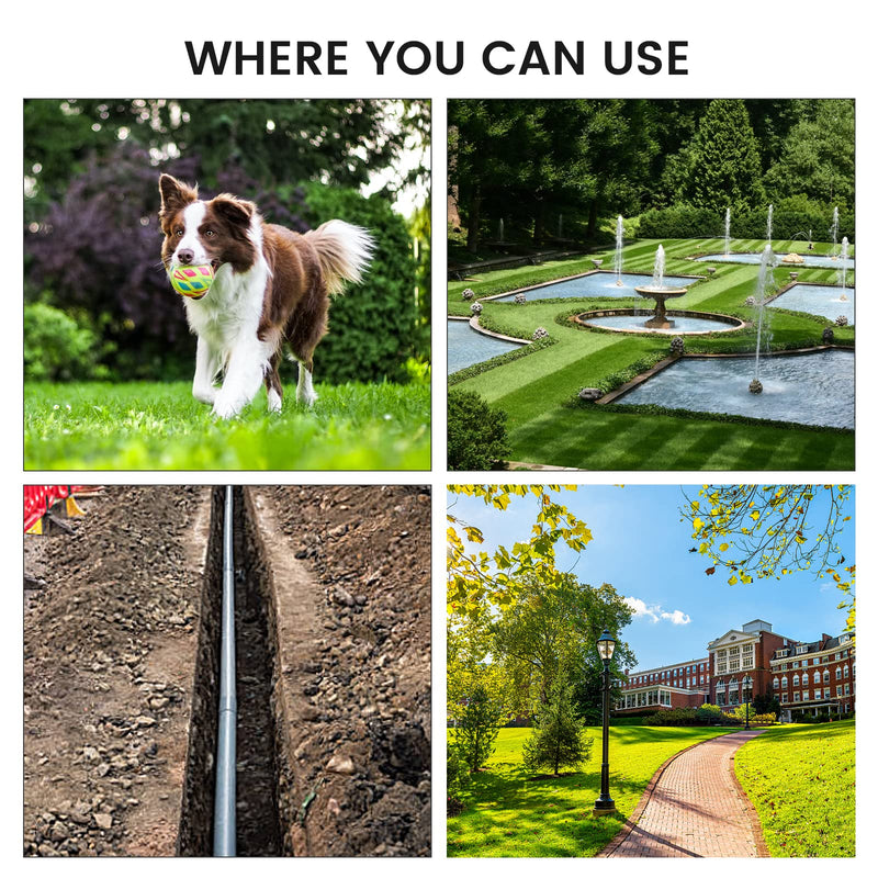 [Australia - AusPower] - VXSCAN Underground Cable Wire Locator, Wire Detector Tracer F04 for Finding Break Cables, Irrigation Wires 