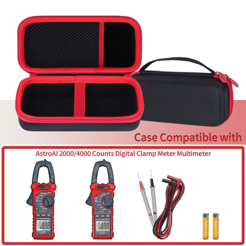 [Australia - AusPower] - Storage Case Compatible with AstroAI Digital Clamp Meter Multimeter 2000/4000 Counts Auto-ranging Amp Voltage Tester 