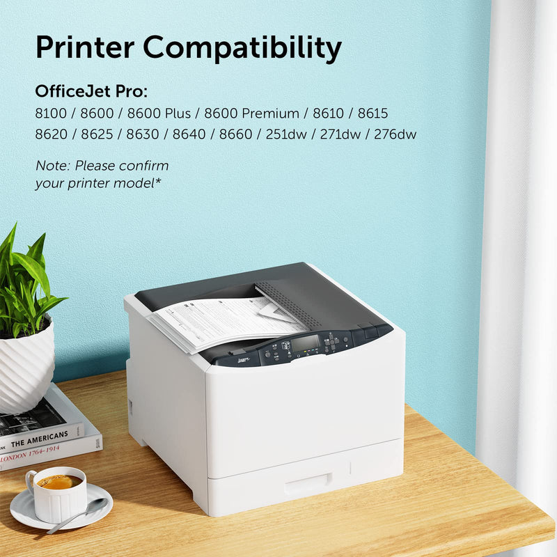 [Australia - AusPower] - 950XL 951XL Combo Compatible for HP 950 XL 951 XL Ink Cartridge Replacement for HP OfficeJet Pro 8600 8610 8620 8100 8630 8660 8640 8615 76DW 251DW (1 Black, 1 Cyan, 1 Magenta, 1 Yellow) 4 Pack 