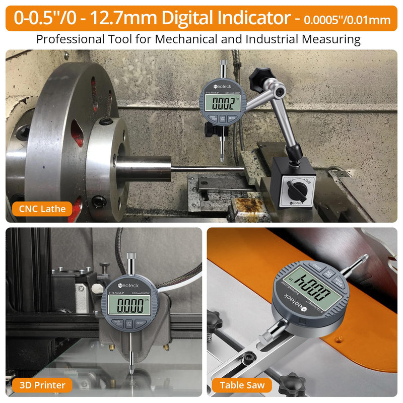[Australia - AusPower] - Neoteck 1 inch Digital Indicator +0.5 inch Digital Indicator 