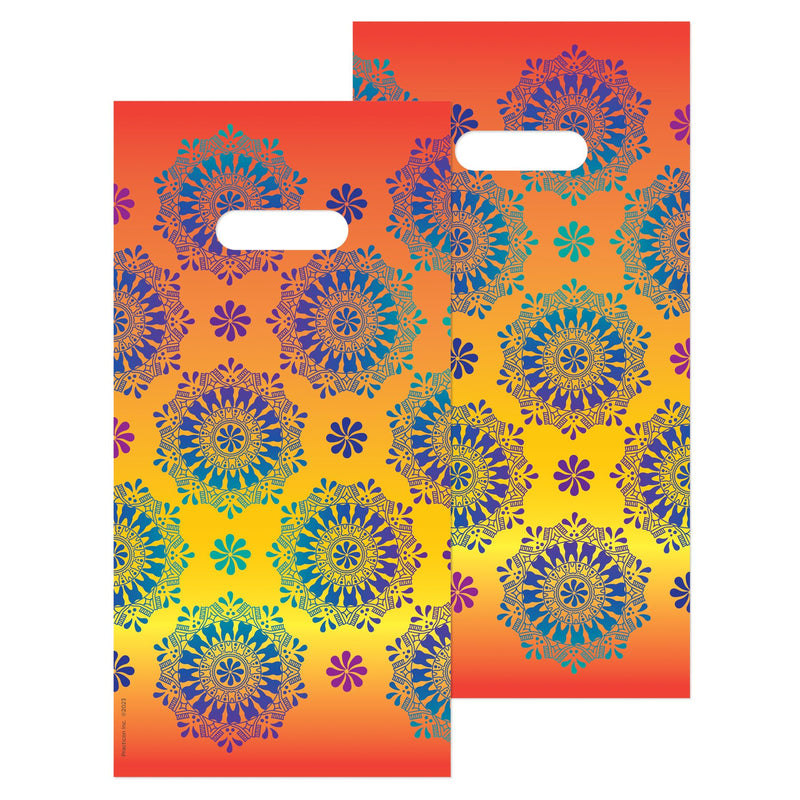 [Australia - AusPower] - Practicon Molar Kaleidoscope 6" x 12" Dental Giveaway Bag, Dental Hygiene Patient Care Goodie Bag, Dentist Office Plastic Gift Bags, 100 Pack 6" x 12" 