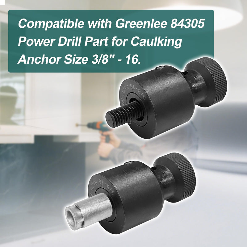 Screw Anchor Expander 870 Replacement for Greenlee Compatible with Anchor 84305 Power Drill Part for Caulking Anchor Size 3/8" - 16（Pack of Two） Screw Anchor Expander # 870 （pack of two）