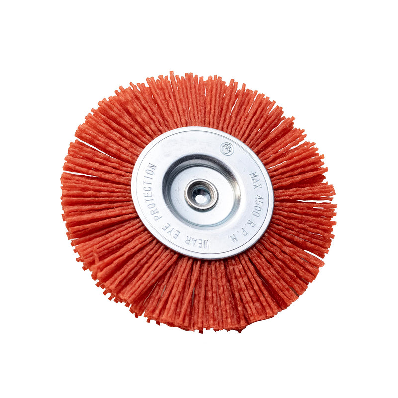 [Australia - AusPower] - Century Drill & Tool 77441 4" Nylon Radial Brush, 80 Grit 4" Coarse 