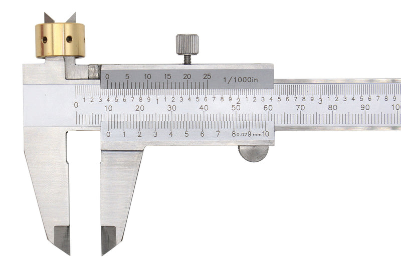 [Australia - AusPower] - Vernier Caliper, 0-6 Inch/150mm Precision Measuring Tool, Durable Stainless Steel Caliper for Accurate Measurements 0-6" 