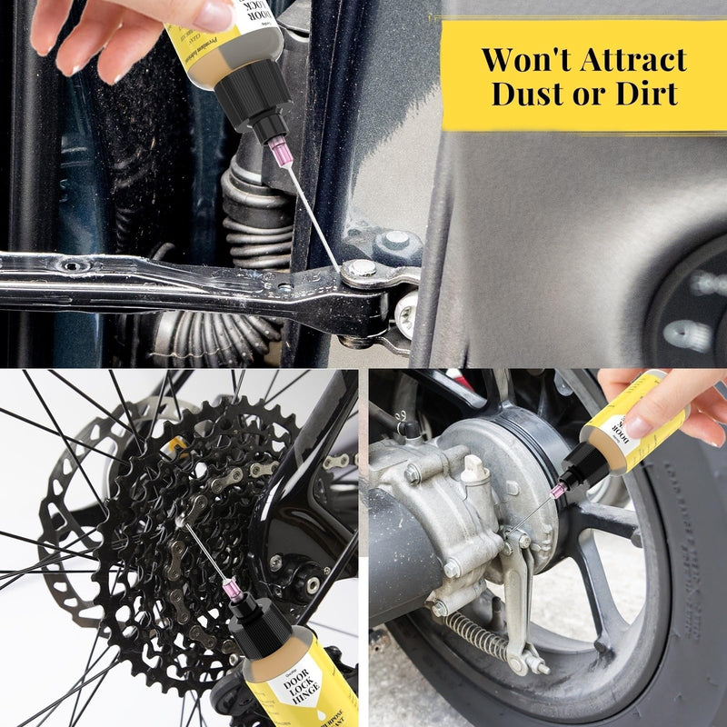 [Australia - AusPower] - Qucship Door Hinge Lubricant 1 oz Needle Oiler, Upgraded Squeaky Door Hinge Lubricant for Lock, Tools, Bicycles 