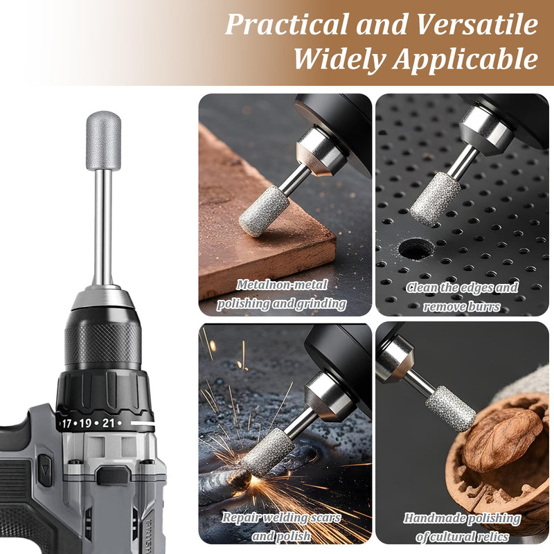 30 Piece Diamond Grinding Pen Set for Accessories, Rotary Cutter Drill Bit Tool Set, High-Quality Diamond Coating for Stone, Glass, Carving, Jade, Hardwood, Tiles, Ceramic