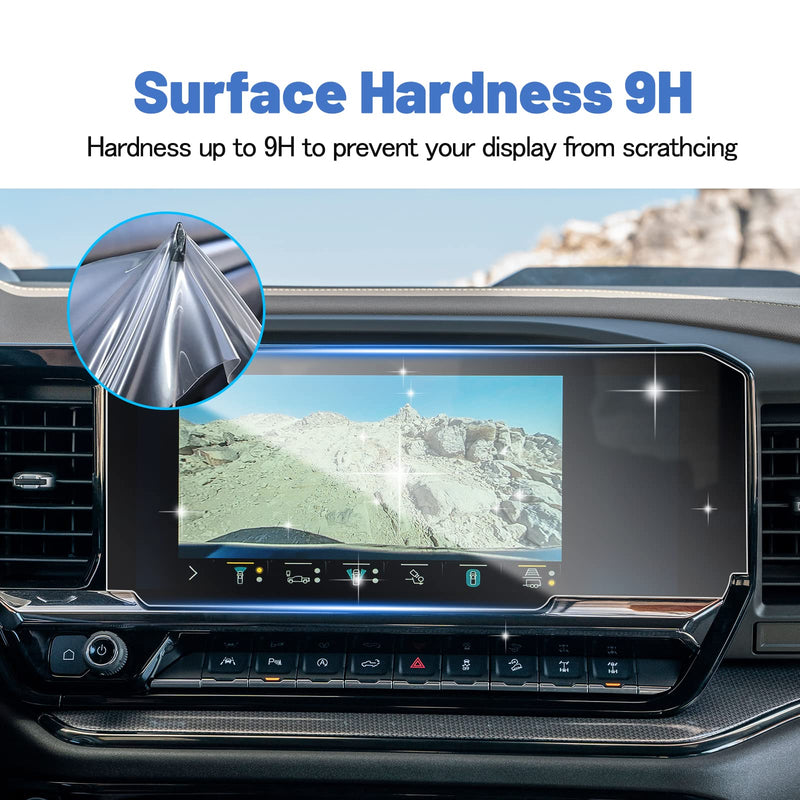 [Australia - AusPower] - SHAOHAO 2022 2023 2024 Chevy Silverado 1500 Screen Protector 13.4 Inch for 2022-2024 Chevy Sliverado&GMC Sierra Accessories, for 2022-2024 Chevrolet Silverado 1500&2024 Silverado 2500HD/3500HD (LT, RST, LTZ, High Country, LT Trail Boss, ZR2, ZR2 Bison)... 