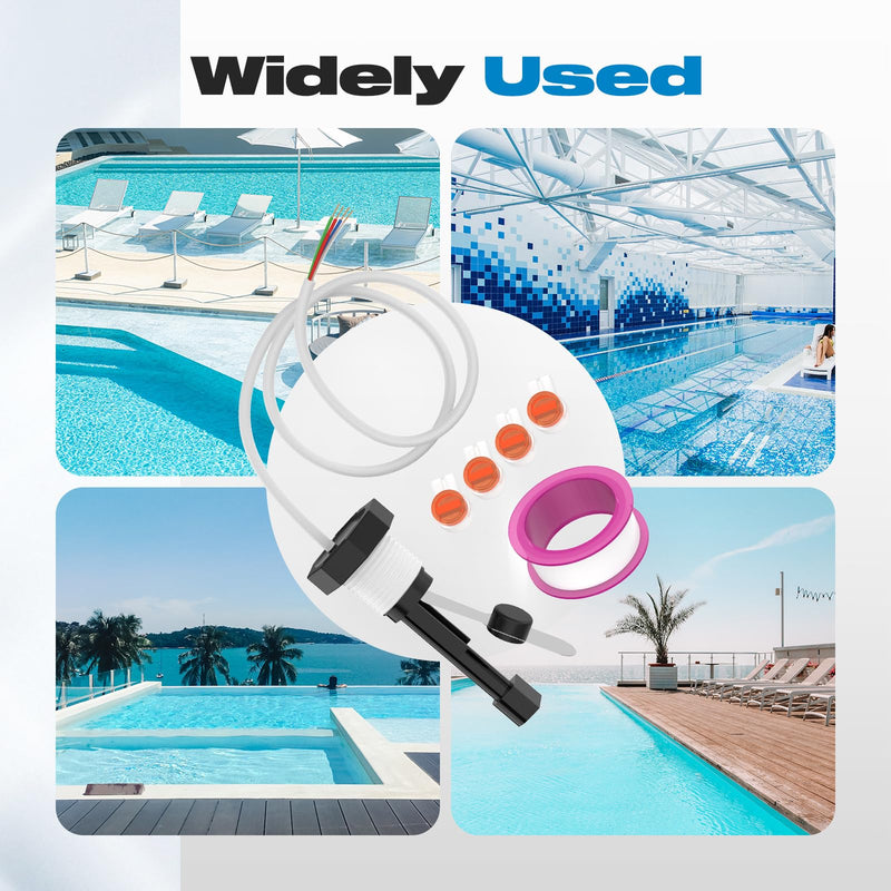 [Australia - AusPower] - Flow Switch Replacement Part 520736 for IntelliChlor IC40, IC20, IC60, IC15 Salt Chlorinator Generator Cell - 4-Wire Connection Pool Flow Sensor Switch 