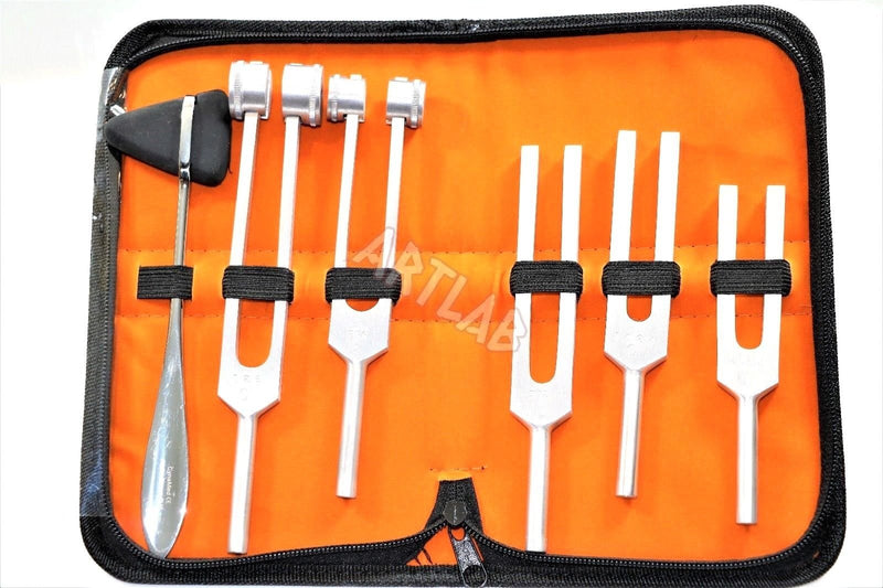 [Australia - AusPower] - Tuning Fork Set of 5 Taylor Hammer Diagnostic instruments CYNAMED 