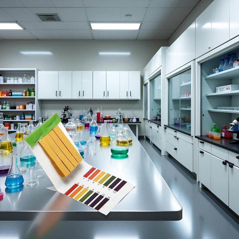 [Australia - AusPower] - 1Pack pH.1-14 Test Paper Extensive Test Paper Litmus Test pH Test with Storage Case for Saliva Urine Water Soil Testing Pet Food and Diet pH Monitoring Lab Consumables Lab Supplies 