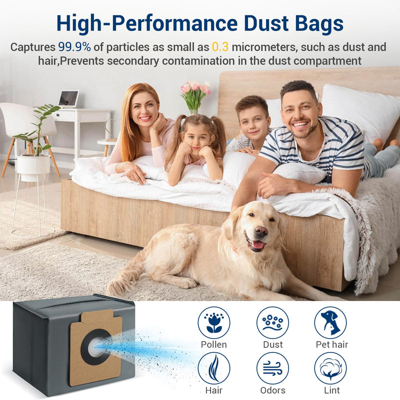 [Australia - AusPower] - 28 Pack Compatible with Eufy X10 Pro Omni Accessories Kit,2 Main Brush 6 Hepa Filters 6 Side Brushes 6 Mops 6 Vacuum Bags,X10 Pro Omni Replacement Parts Semi-Annual Replacement Kits 28Pcs Eufy X10 Pro Omni Parts 