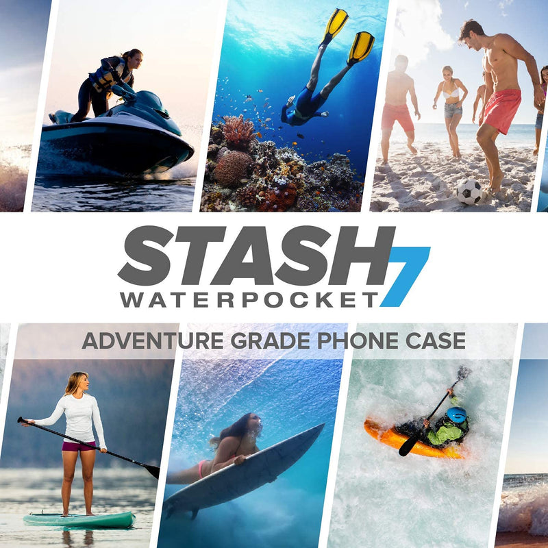 [Australia - AusPower] - Waterproof Phone Pouch w/Long Lanyard | IPX8 Adventure Grade Cellphone Dry Bag Case, Fits iPhone 15 Pro Max,14 Pro Max, 13 Pro Max, XS, XR, Galaxy S21, for Snorkeling, Kayaking, Cruise Orange 