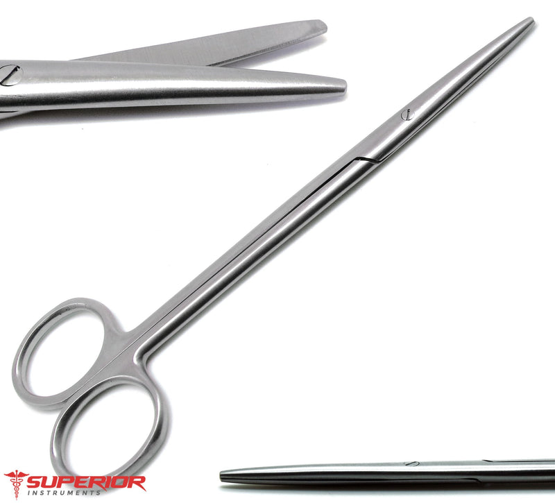 [Australia - AusPower] - Surgical Scissors Blunt & Sharp Straight & Curved Metzenbaum 6" & Kelly 7" 4 Pcs Instruments 