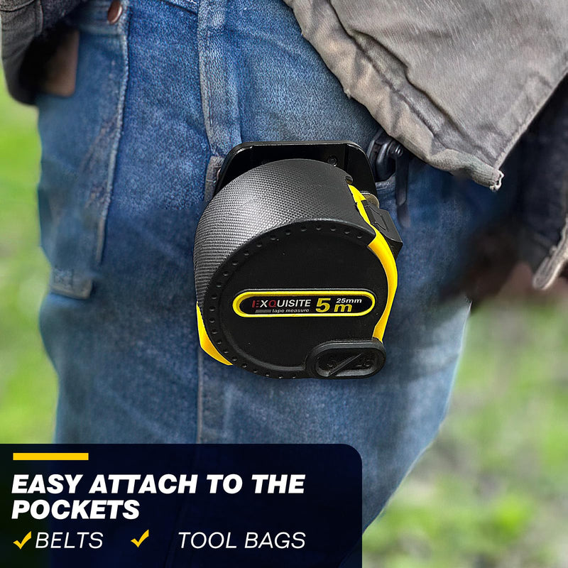 Magnetic Tool Holder for Belt, Strong Magnet Tool Clip for Men, for Dad, Heavy Duty Magnetic Belt Clip Holds Hammers, Screws, Nails, Screwdrivers, Wrenches, Cool Gadgets for Men 5210+5211