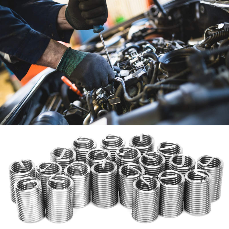 [Australia - AusPower] - Wire Thread Inserts Screws Sleeve Assortment Kit, 20Pcs M12 x 1.5 Stainless Steel Helical Coiled Wire Screw Repair Sleeve(2.5D) 2.5D 