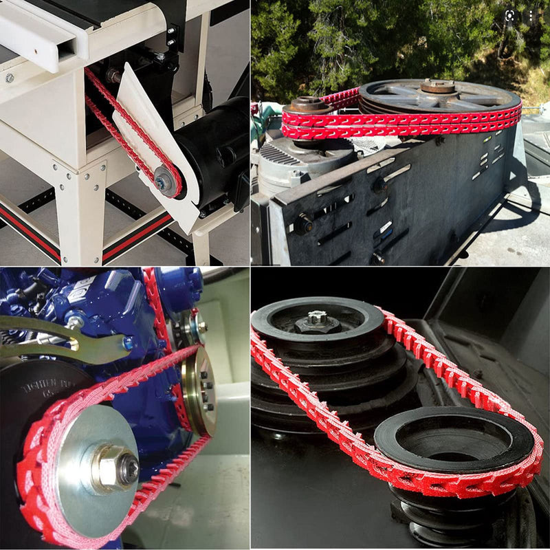 [Australia - AusPower] - Link V Belt, 3/8" Power Twist V Belt 5 Feet, 3/8 Inch Link Belt Type Z, Adjustable Link V-Belt Drive Belt for Lathes, Drill Press, Table Saws, Sewing Machine by KAKO 