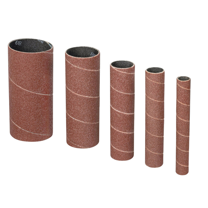 [Australia - AusPower] - Güde 38364 Sanding Accessory Set K80 6-Piece Suitable for Güde #38353 Spindle Belt Sander GSBSM 450 Red 