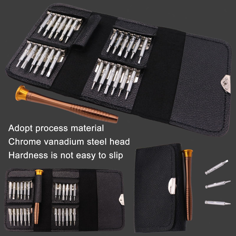 [Australia - AusPower] - DJI Repair Screwdrivers Tool Set for DJI Mavic 2/2S Phantom 3 4/4 Pro Mavic 2/3 Mini 2/SE/Mini 3 /Mini 3 Pro Spark Avata Drone and Other Electronics Devices Universal Screwdriver 25 In 1 
