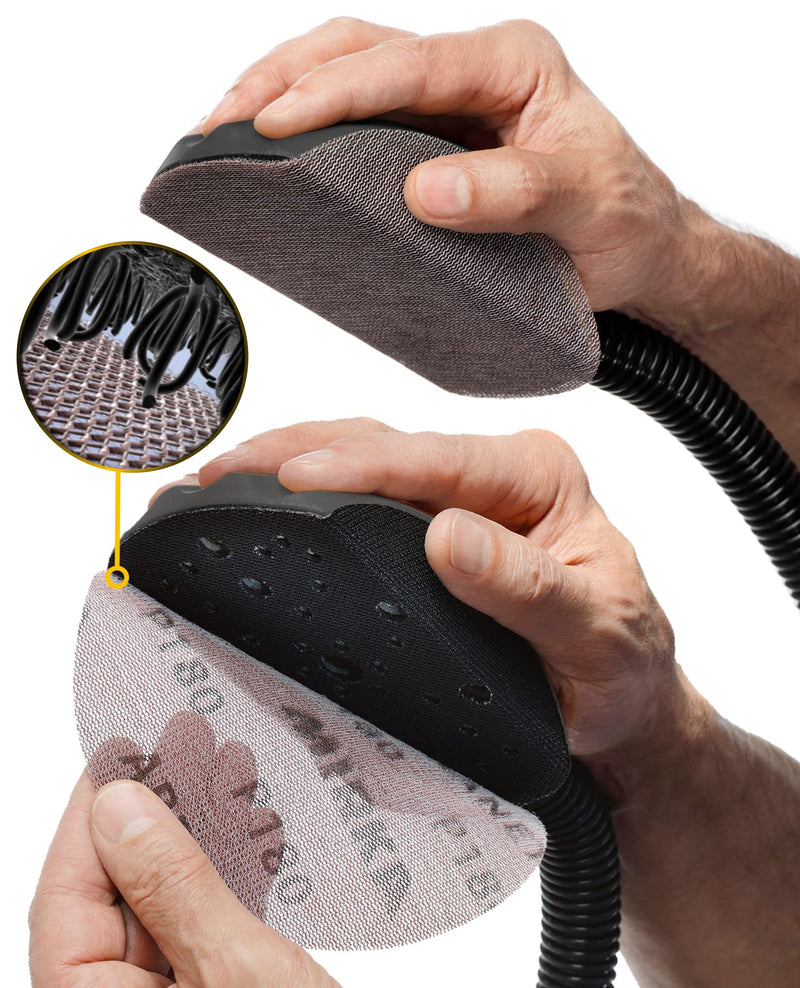 [Australia - AusPower] - Mirka 9A-241-800 6-Inch 800 Grit Mesh Abrasive Dust Free Sanding Discs, Box of 50 Discs Grit 800 