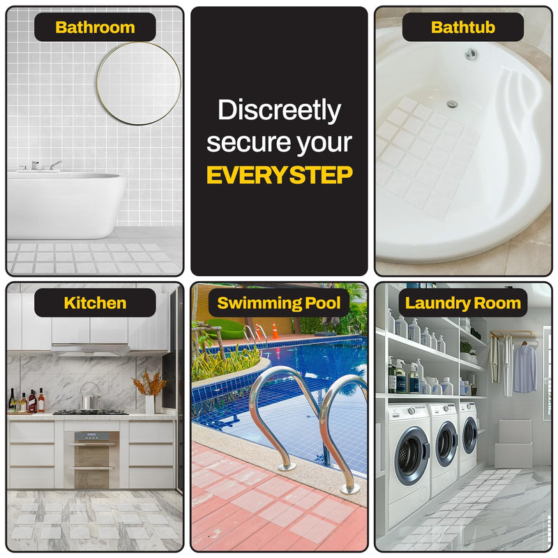 [Made in Korea] Home Safety Bundle – Outlet Fire Prevention Stickers + Ultra-Thin Bathtub Non-Slip Stickers