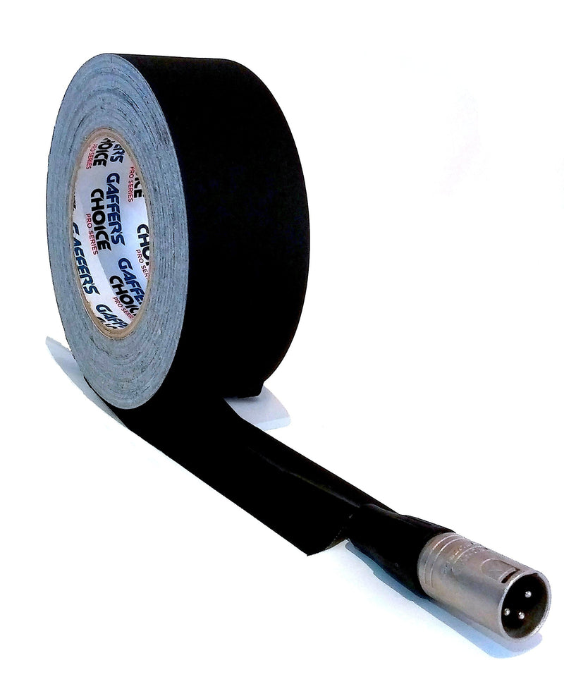 Gaffer's Choice Gaffer Tape - Gaffers Tape Professionals Use (2 inch x 60 Yard, Black) 2 inch x 60 yard