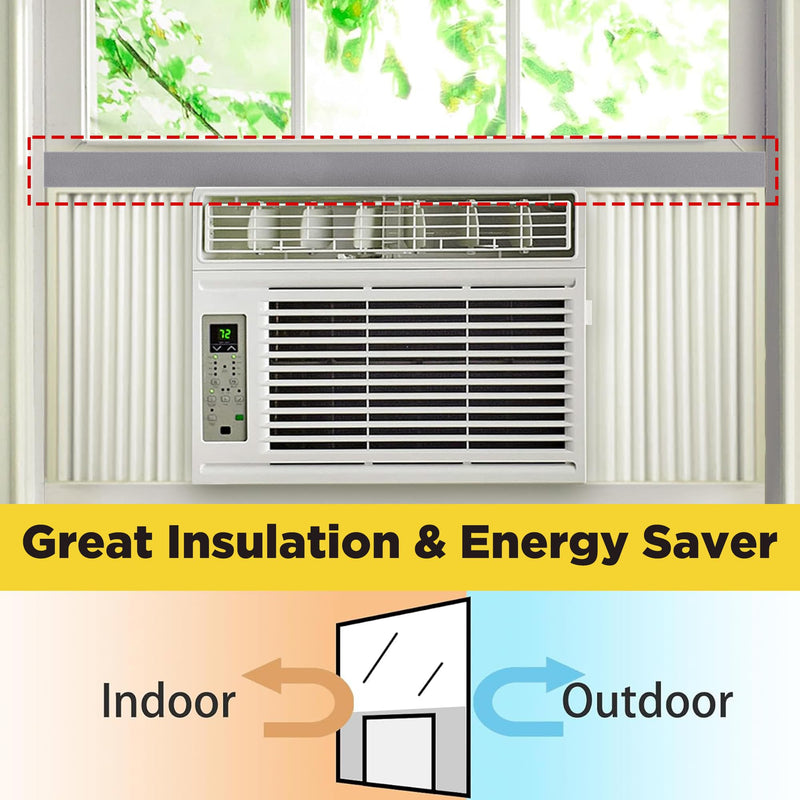 [Australia - AusPower] - moonoom 2 Pcs Foam Air Conditioner Weatherseal Tape-2''x1''x6.5ft Air Conditioner Foam Tape-Non-Adhesive Foam Seal Strip with Glue Point for Air Conditioner Door Window Seal 2''x1''x6.5ft-2pcs 