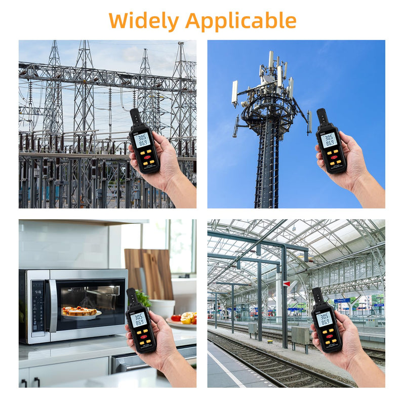 [Australia - AusPower] - Mcbazel 3 in 1 Digital EMF Meters Radiation Detector Electromagnetic Fields Digital Electromagnetic Radiation Meter 