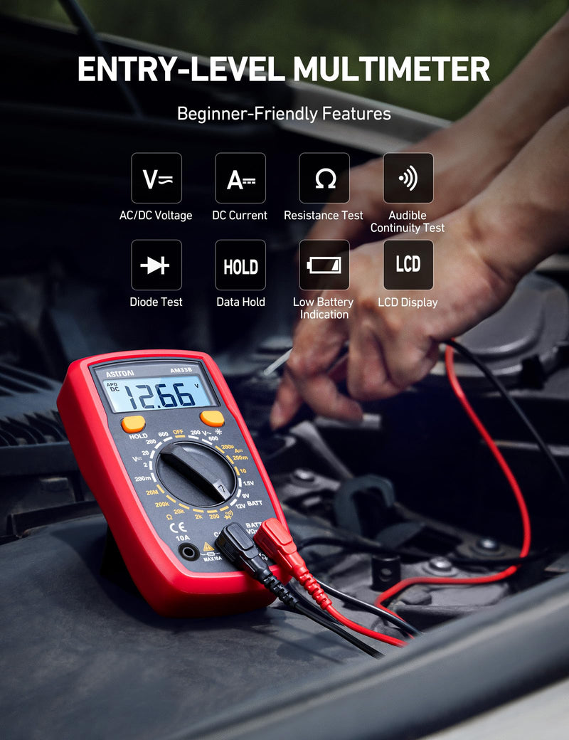 [Australia - AusPower] - AstroAI Digital Clamp Meter 2000 Counts and AM33B 2000 Counts Multimeter 