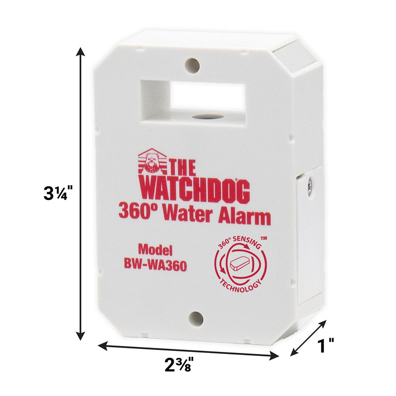 The Basement Watchdog Compact 110 dB Water Alarm w/360° Sensing Technology (BW-WA360) One Size