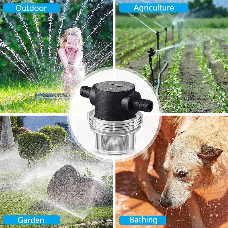 [Australia - AusPower] - TopHomer Water Pump Strainer, 1/2" Aluminum Strainer Grid, Direct Entry Pipeline Filter for Agricultural Irrigation, Garden Watering and Pet Bathing 